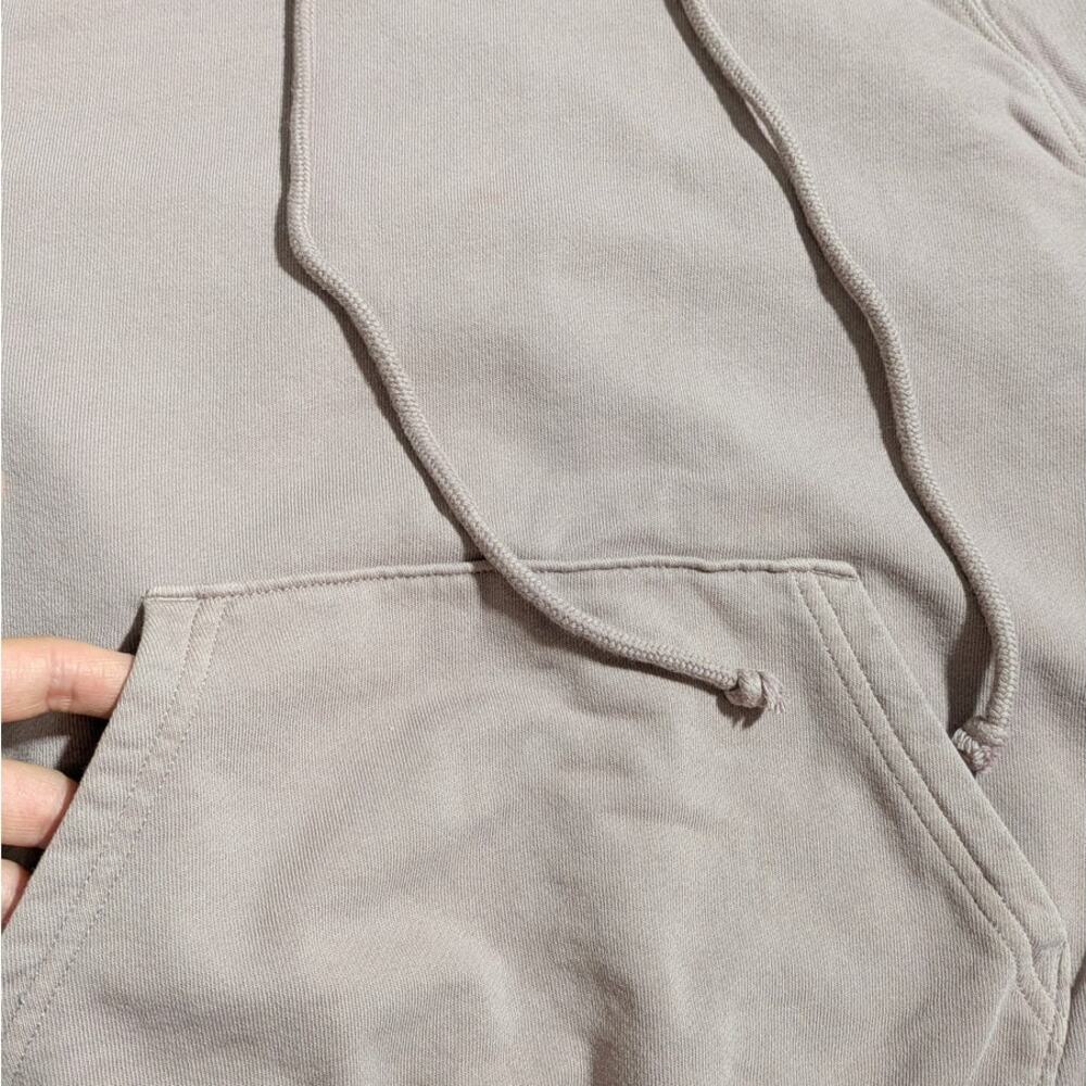 Madewell Women's Size S Muted Mauve Pink Cotton Blend French Terry Hoodie - Picture 3 of 5